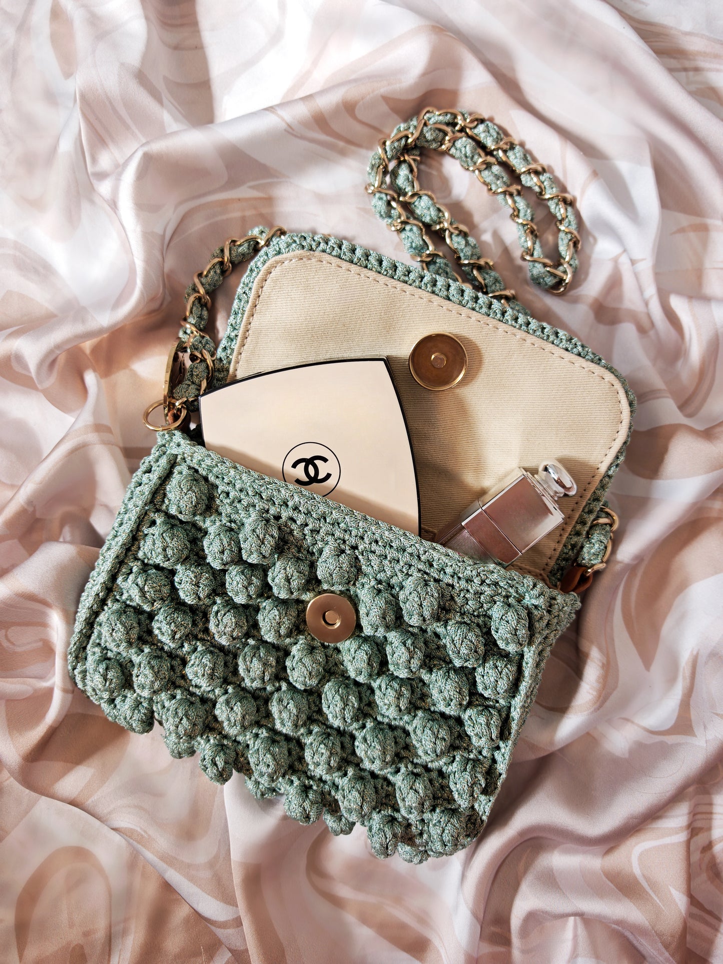 Missoni Crochet Crossbody Chain Bag