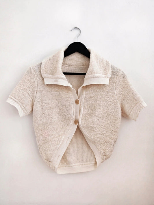 Jacquemus 'Le Cardigan' Alpaca Crop Sweater | UK 6