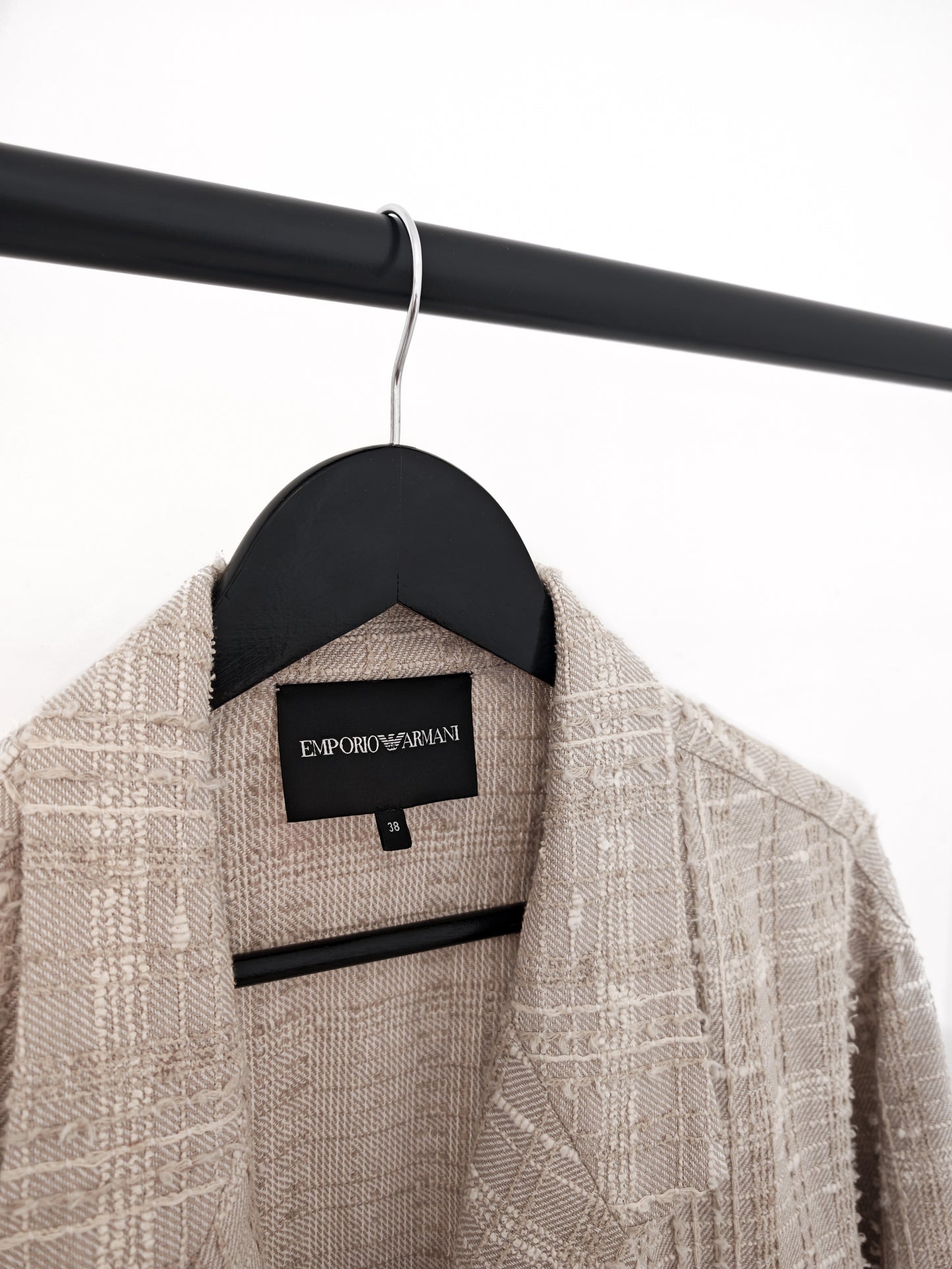 Emporio Armani Oversized Bouclé Blazer | UK 10