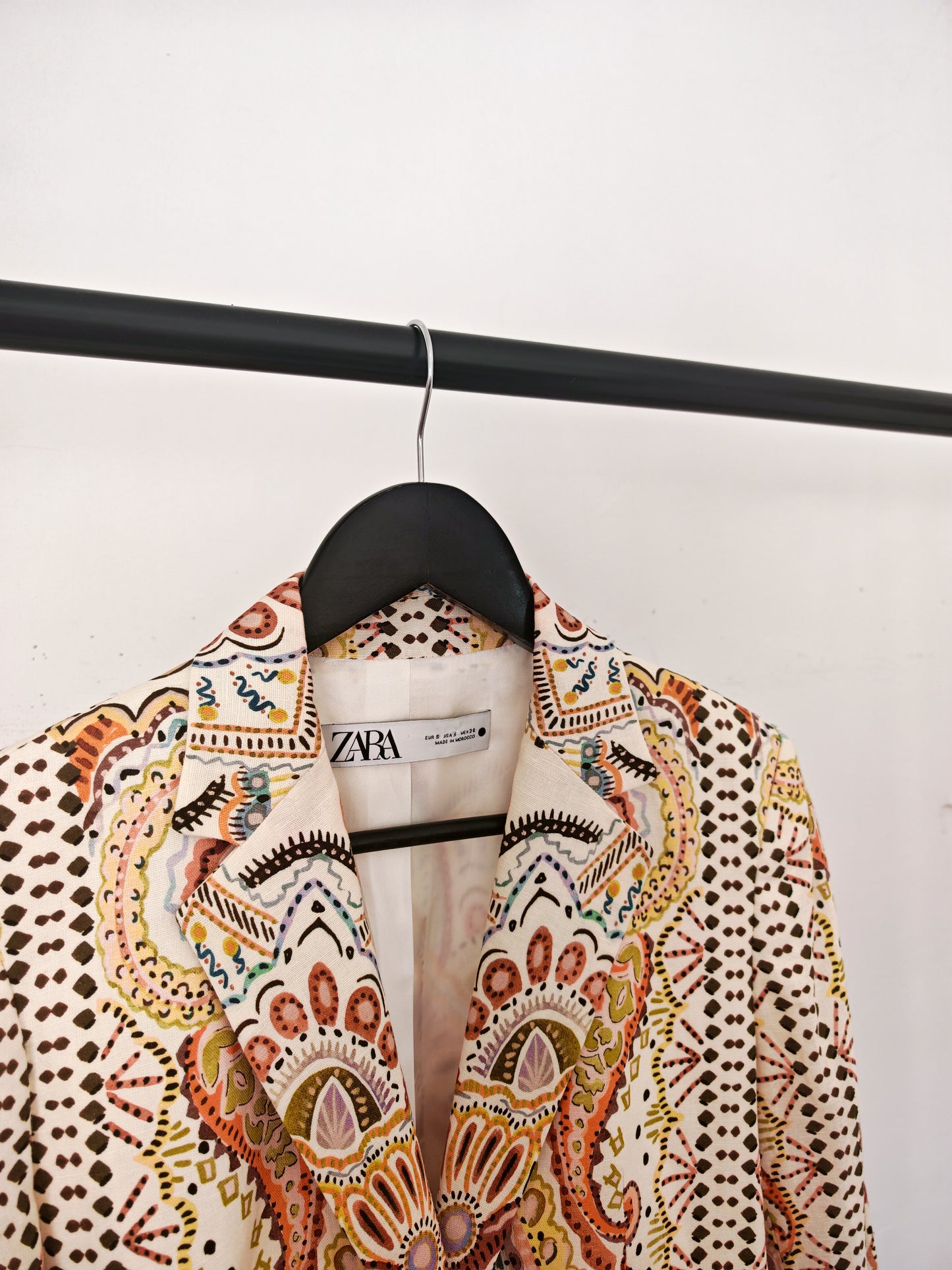 Paisley Linen Blazer | Small