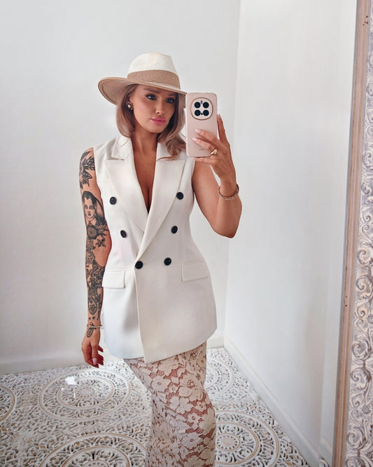 Karen Millen Longline Waistcoat | UK 10