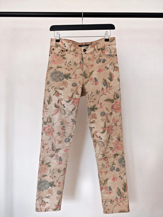 Lauren Ralph Lauren Floral Print Slim Fit Ankle Jeans | UK 6-8
