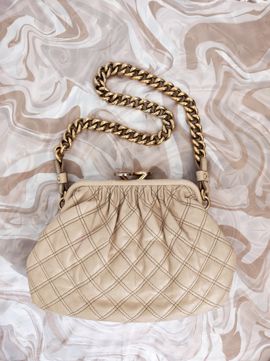 Iconic Marc Jacobs '2005' Quilted Leather Stam Bag