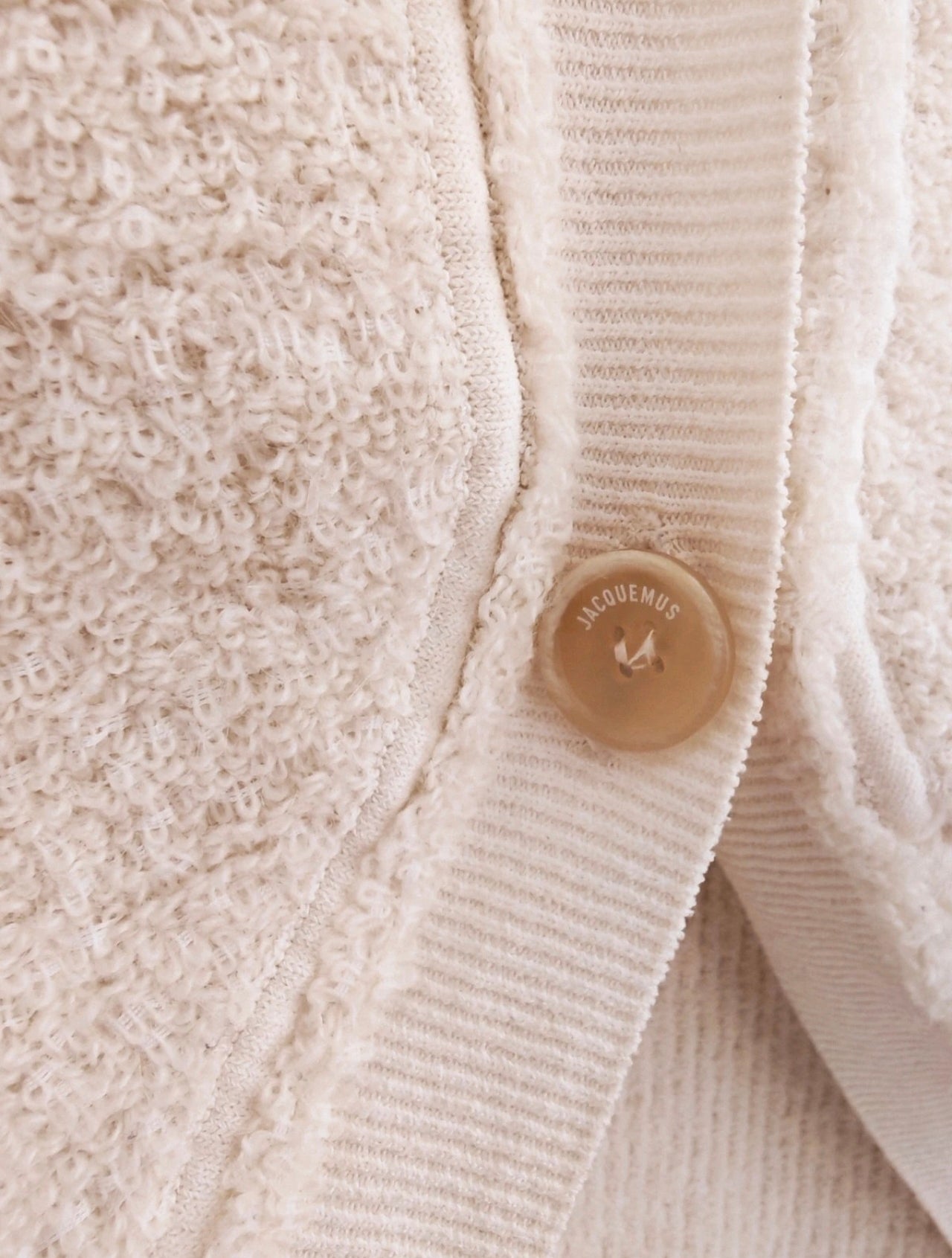 Jacquemus 'Le Cardigan' Alpaca Crop Sweater | UK 6